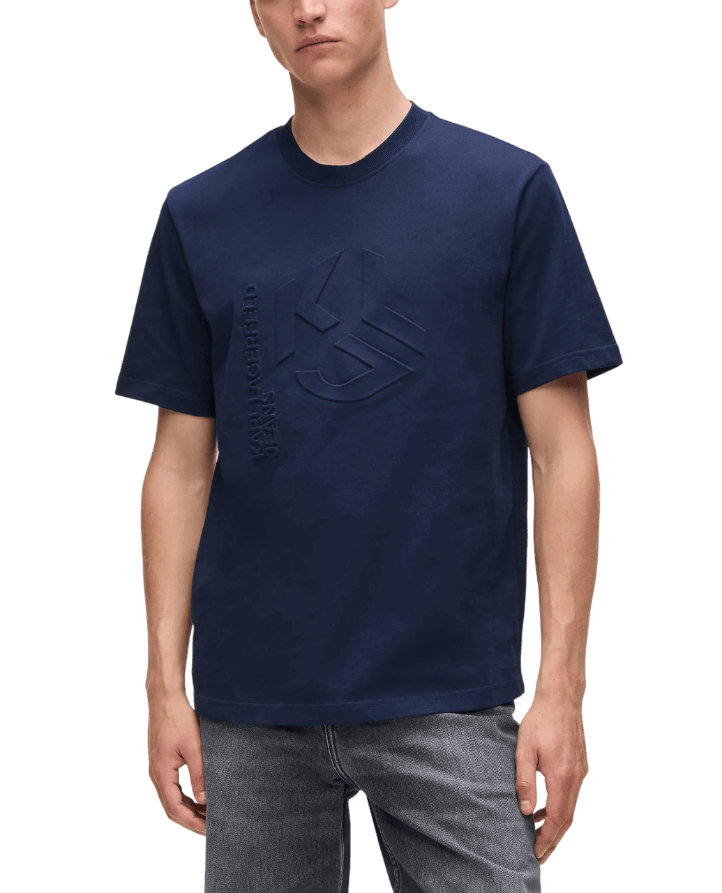 Ανδρικό T-shirt Μπλε Karl Lagerfeld Jeans A4M17033-310 BLACK IRIS