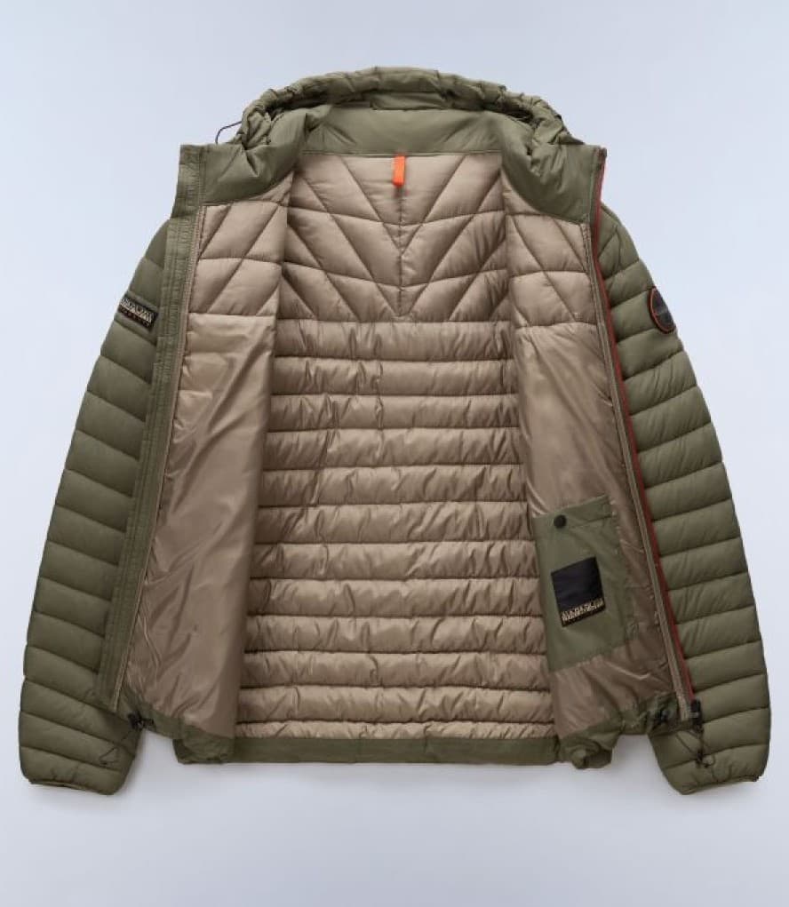 Ανδρικό A-Lapaz Μπουφάν Χακί Napapijri NP0A4I26-G0A1