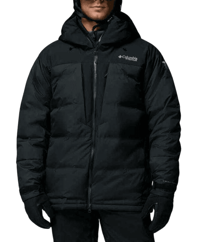 Ανδρικό Glacier Ridge Down Μπουφάν Μαύρο Columbia 2134761-010