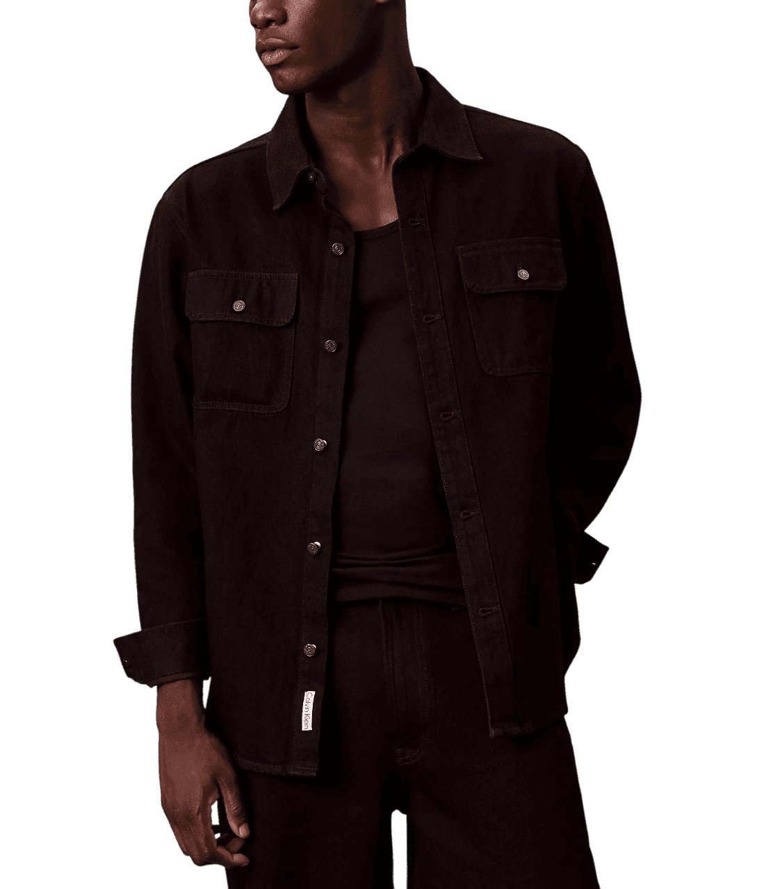 Men's Shirts Calvin Klein Black