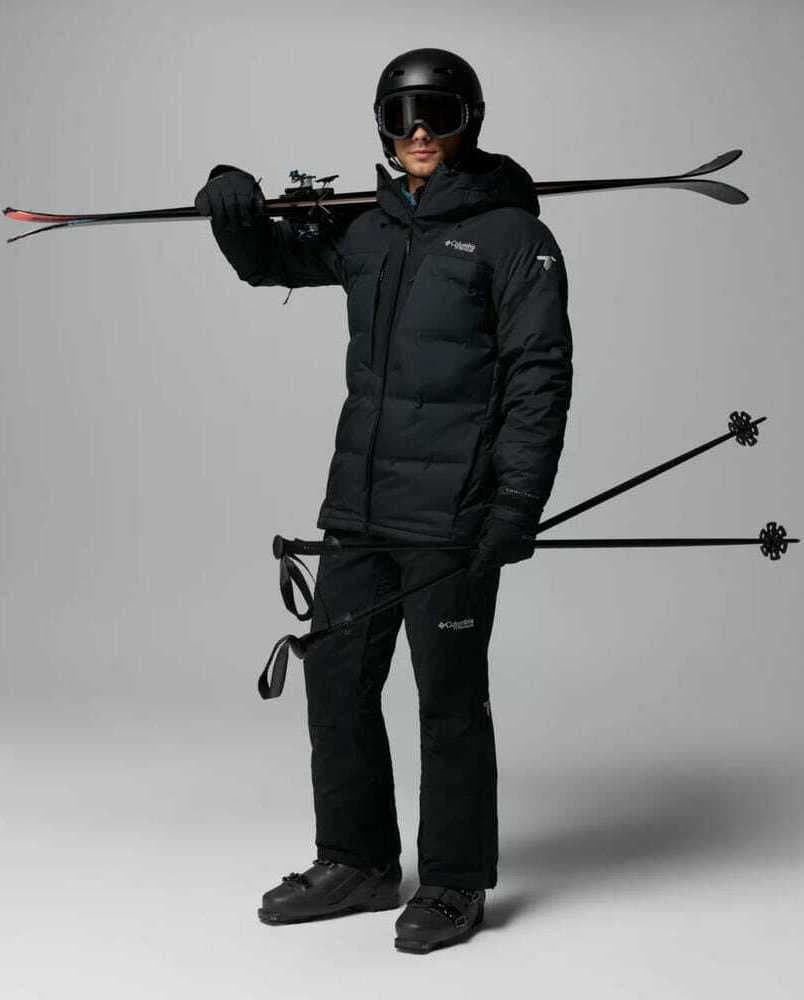 Ανδρικό Glacier Ridge Down Μπουφάν Μαύρο Columbia 2134761-010