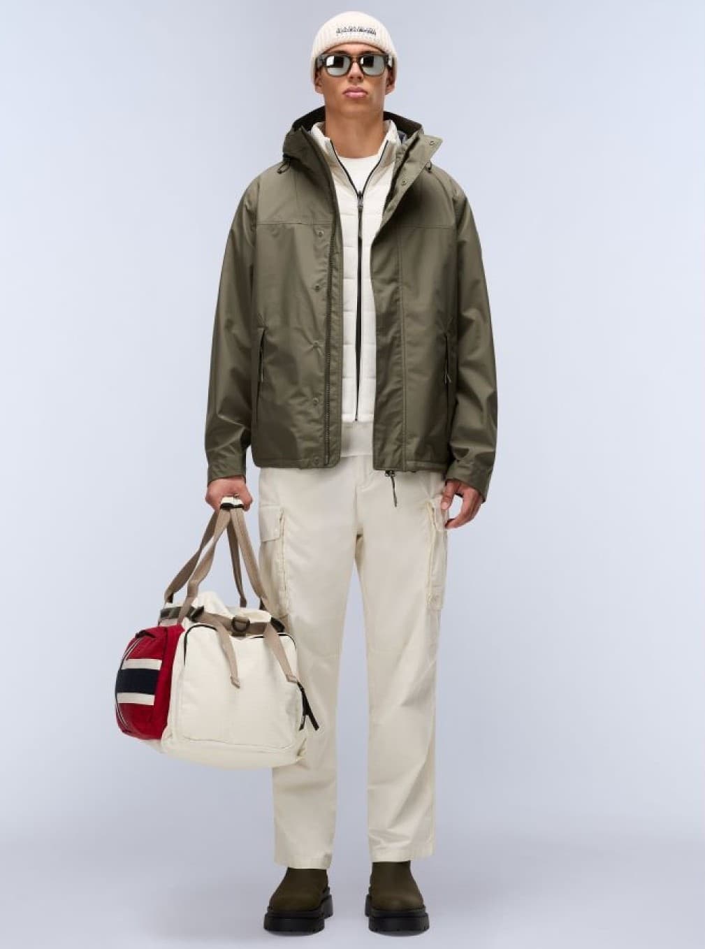 Ανδρικό A-Pilloz Μπουφάν Χακί Napapijri NP0A8927-G0A1