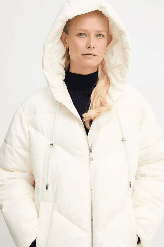 Γυναικείο Piapolly Μπουφάν Εκρού Boss 50548027-118