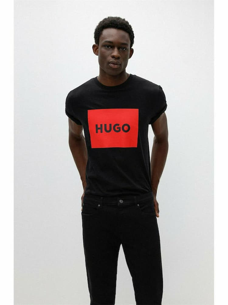 Ανδρικό Dulive222 T-shirt Μαύρο Hugo 50467952-001