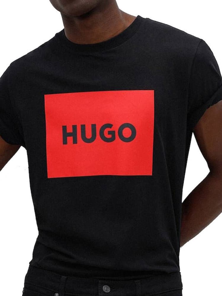 Ανδρικό Dulive222 T-shirt Μαύρο Hugo 50467952-001