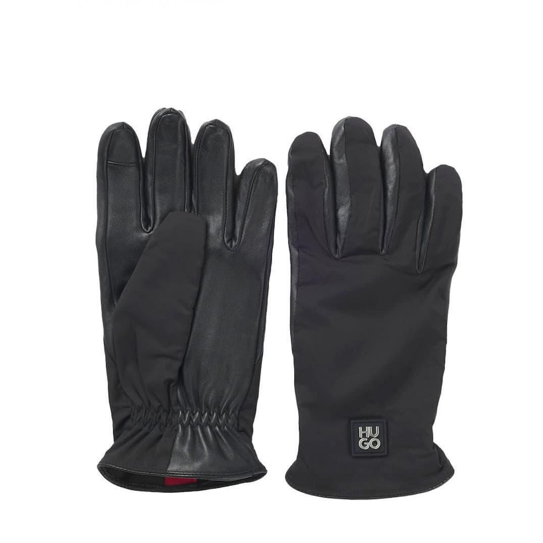 Men's Gloves Hugo Black