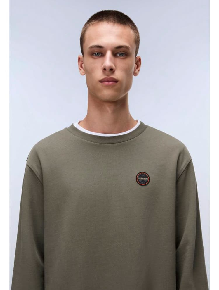 Ανδρικό B-Badge Φούτερ Λαδί Napapijri NP0A8946-G0A1