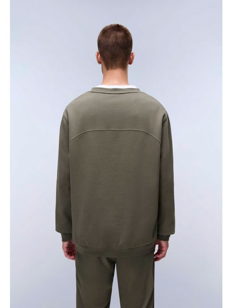 Ανδρικό B-Badge Φούτερ Λαδί Napapijri NP0A8946-G0A1