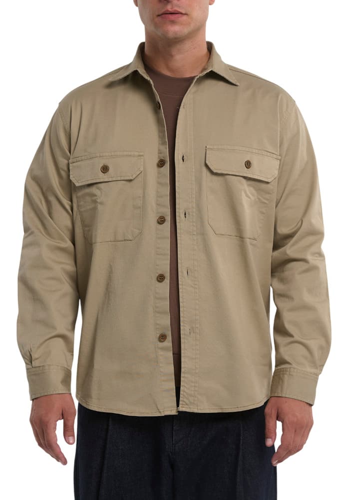 Ανδρικό Overshirt Μπεζ Royal Denim SKIVE5140-SABBIA