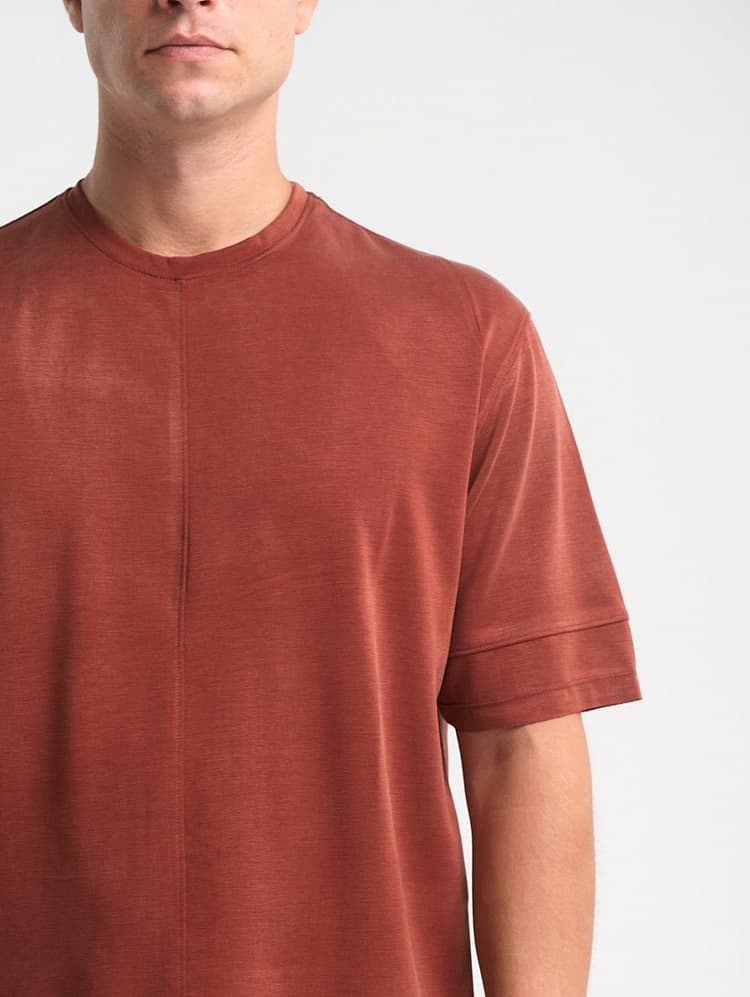 Ανδρικό T-shirt Κόκκινο Royal Denim IMPERIA4054-EMBER