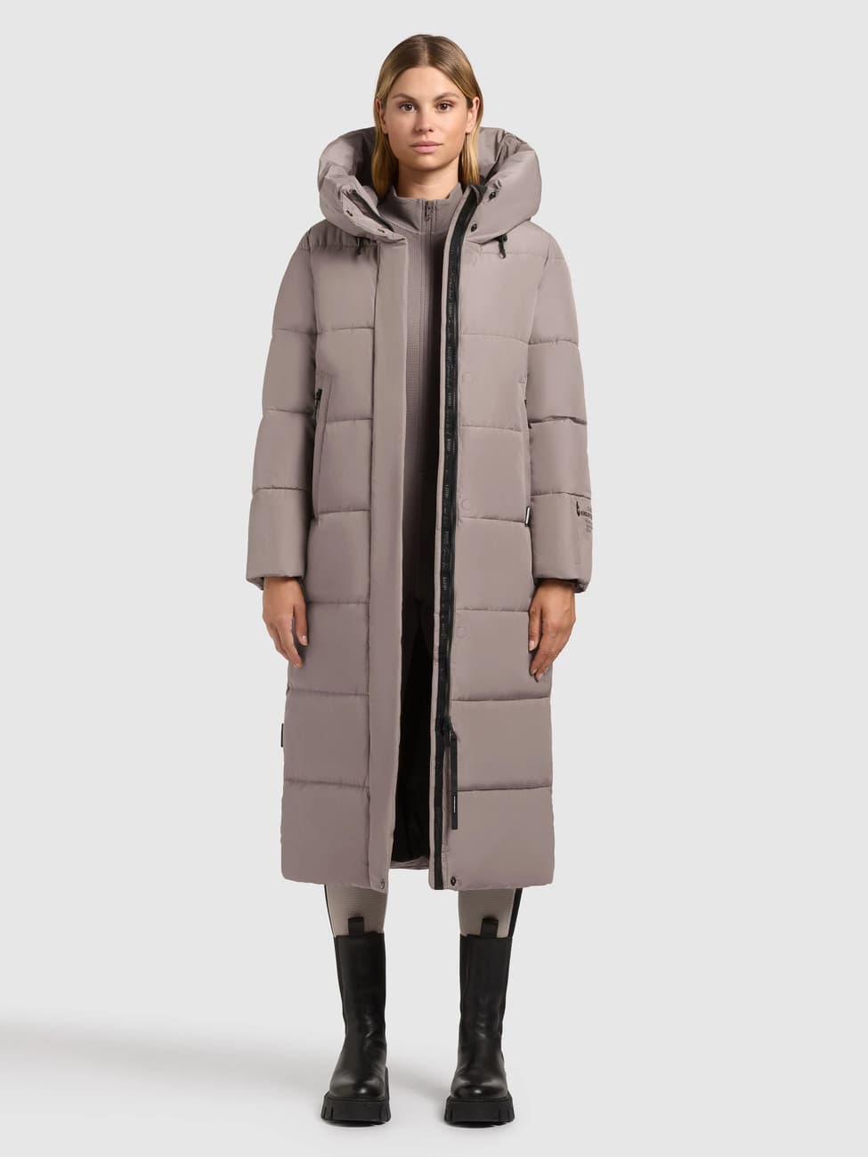 Γυναικείο Soulani5 Matt Γκρι Μπουφάν Khujo KJ1181CO253-155