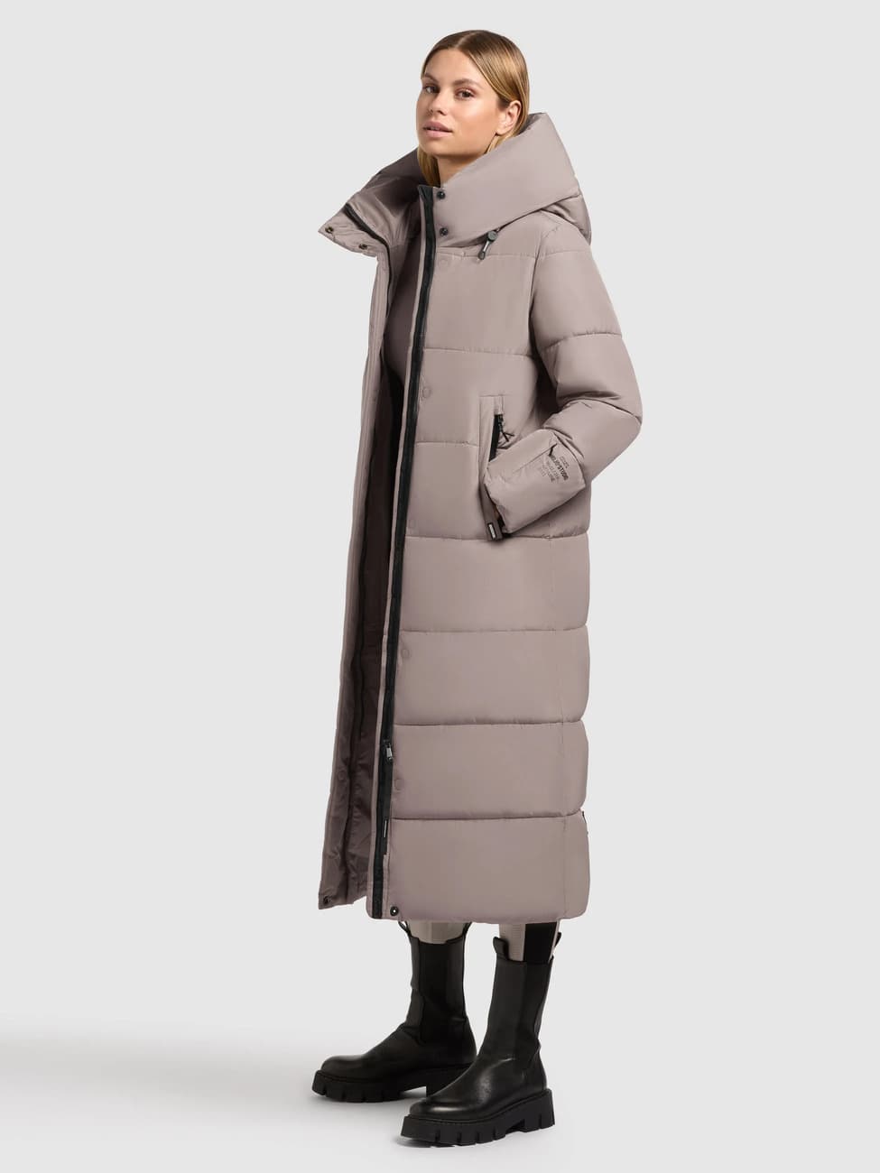 Γυναικείο Soulani5 Matt Γκρι Μπουφάν Khujo KJ1181CO253-155