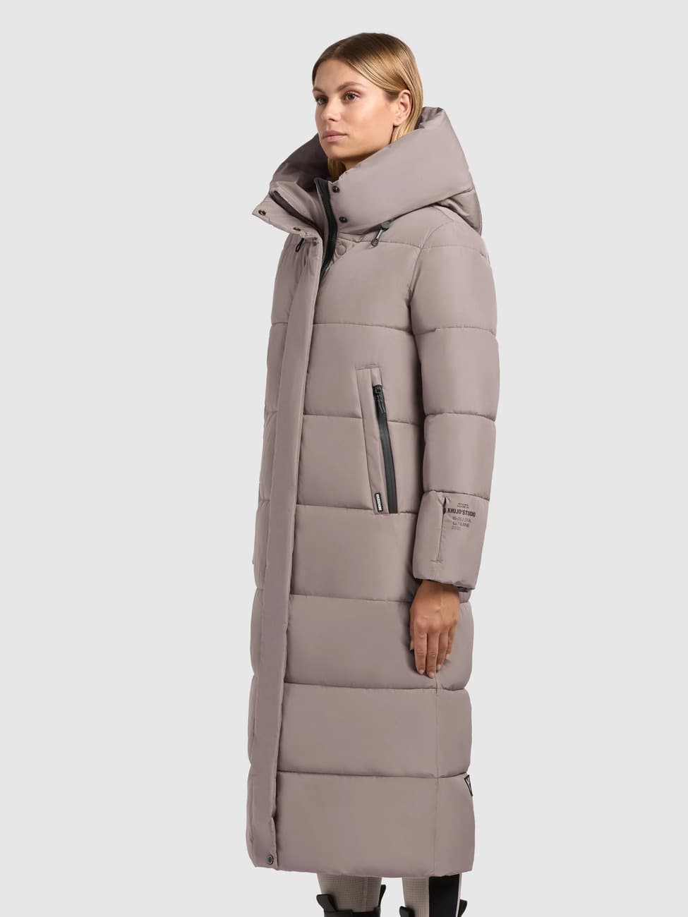 Γυναικείο Soulani5 Matt Γκρι Μπουφάν Khujo KJ1181CO253-155