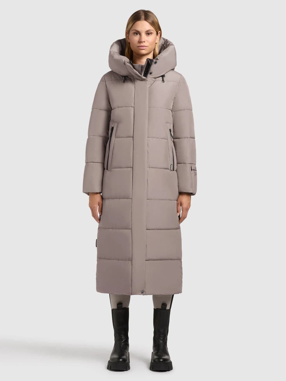 Γυναικείο Soulani5 Matt Γκρι Μπουφάν Khujo KJ1181CO253-155