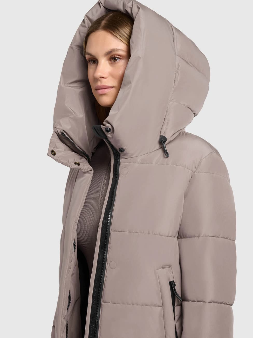 Γυναικείο Soulani5 Matt Γκρι Μπουφάν Khujo KJ1181CO253-155