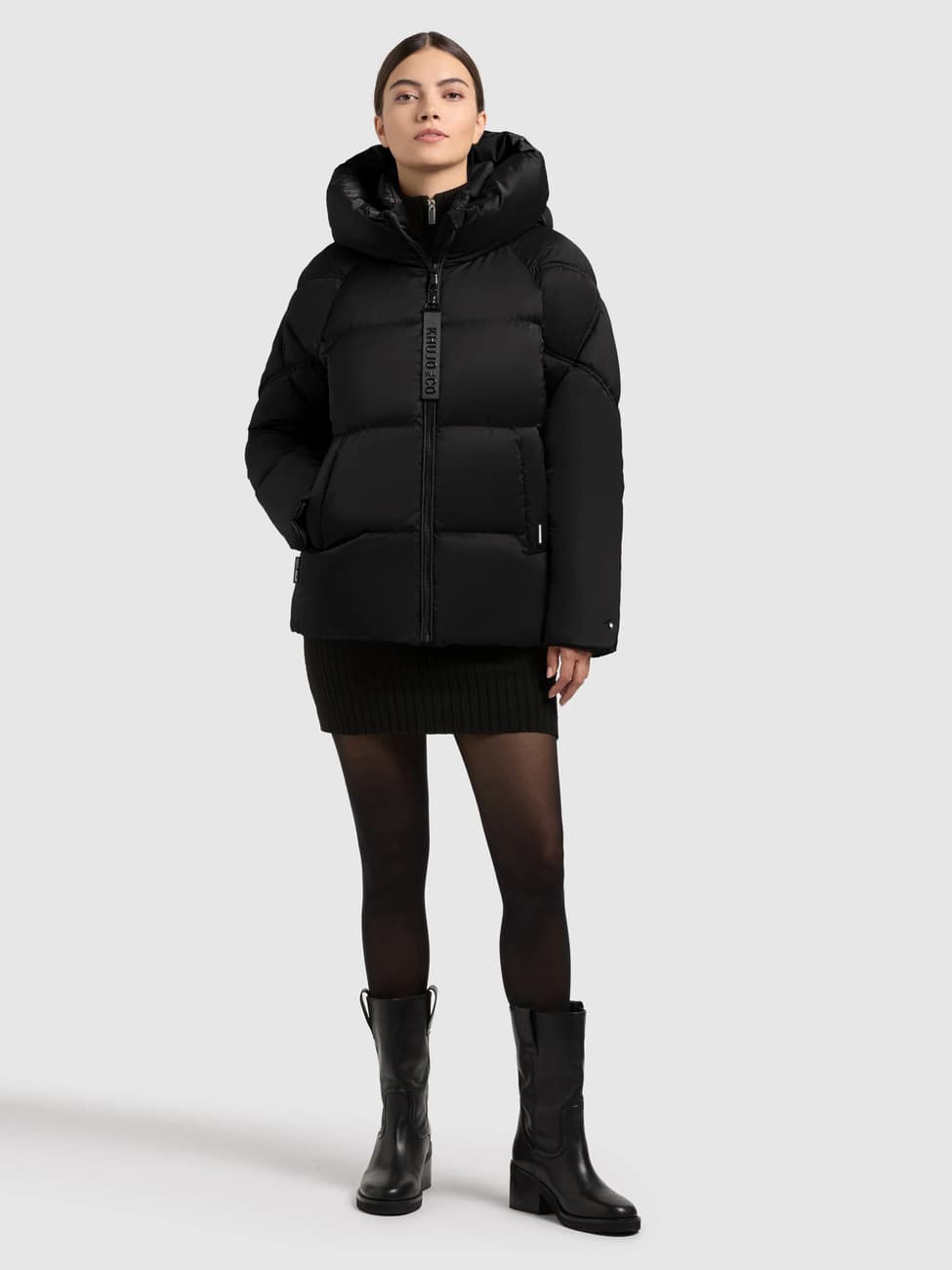 Γυναικείο Isett2 Μπουφάν Μαύρο Khujo KJ1152JK253-BLACK