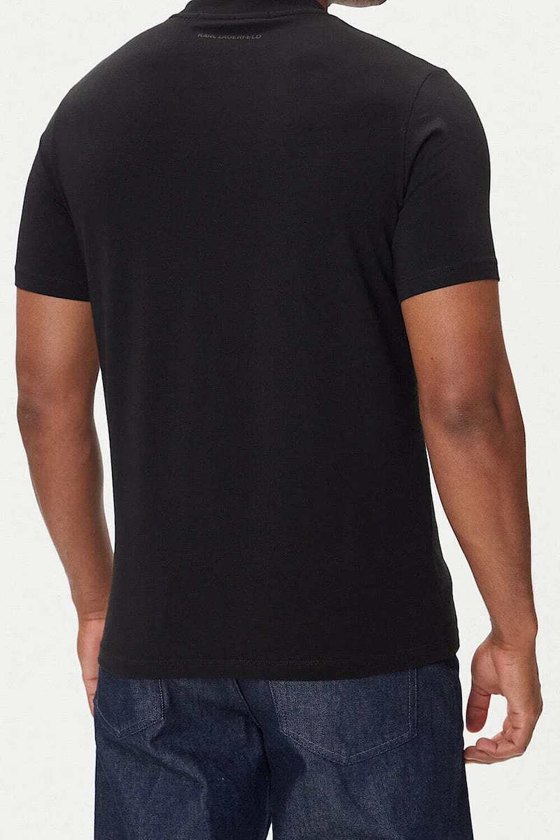 Ανδρικό T-shirt Μαύρο Karl Lagerfeld 755035 562221-990