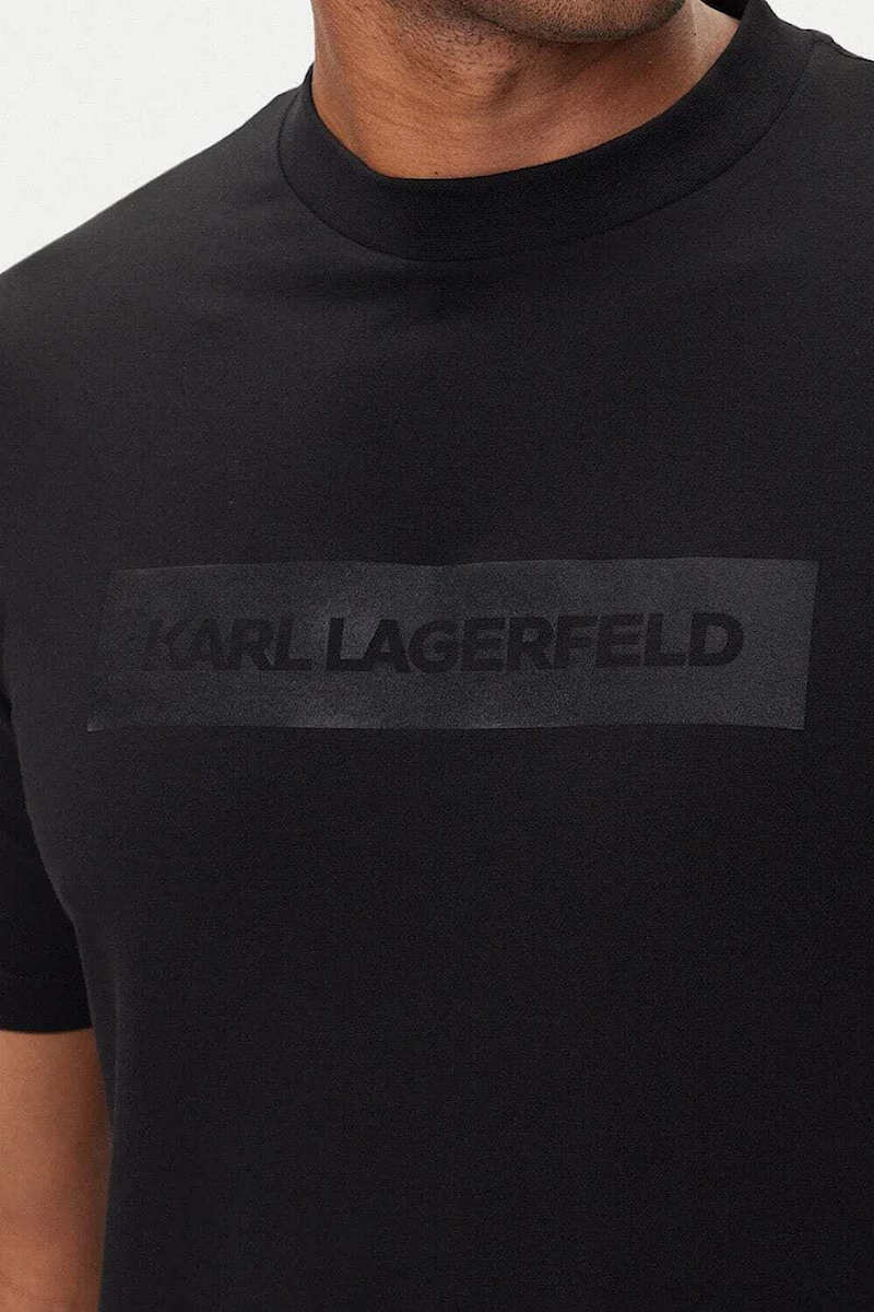 Ανδρικό T-shirt Μαύρο Karl Lagerfeld 755035 562221-990