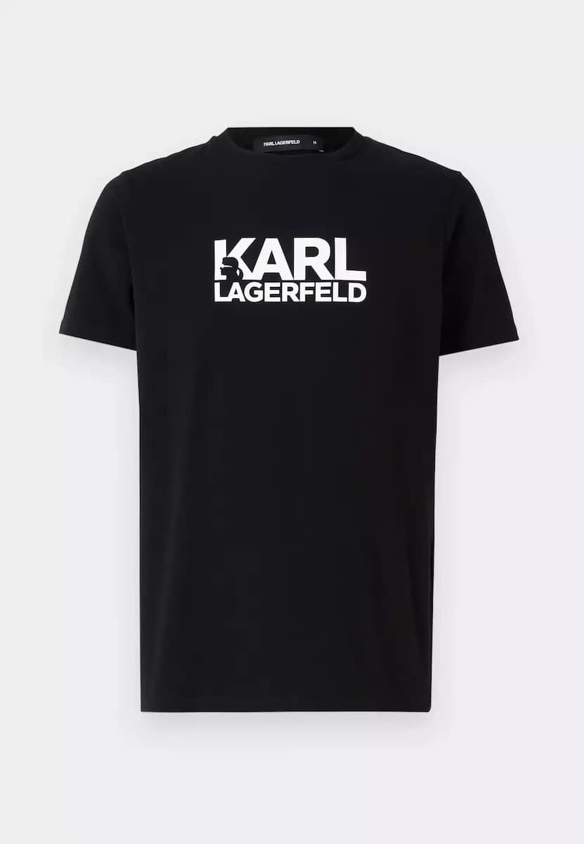 Ανδρικό T-shirt Μαύρο Karl Lagerfeld 755087 554235-990