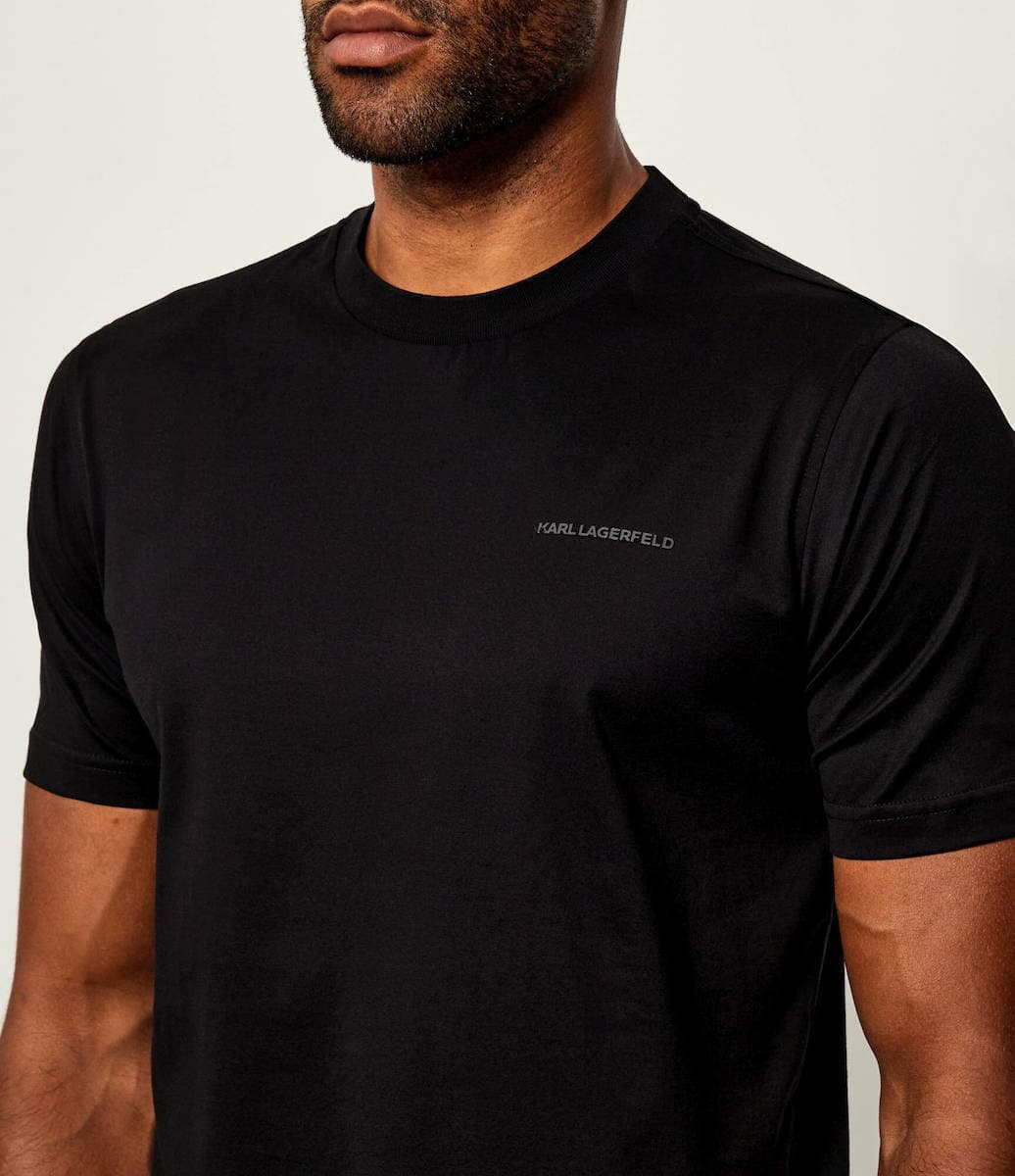 Ανδρικό T-shirt Μαύρο Karl Lagerfeld 755002 554200-990