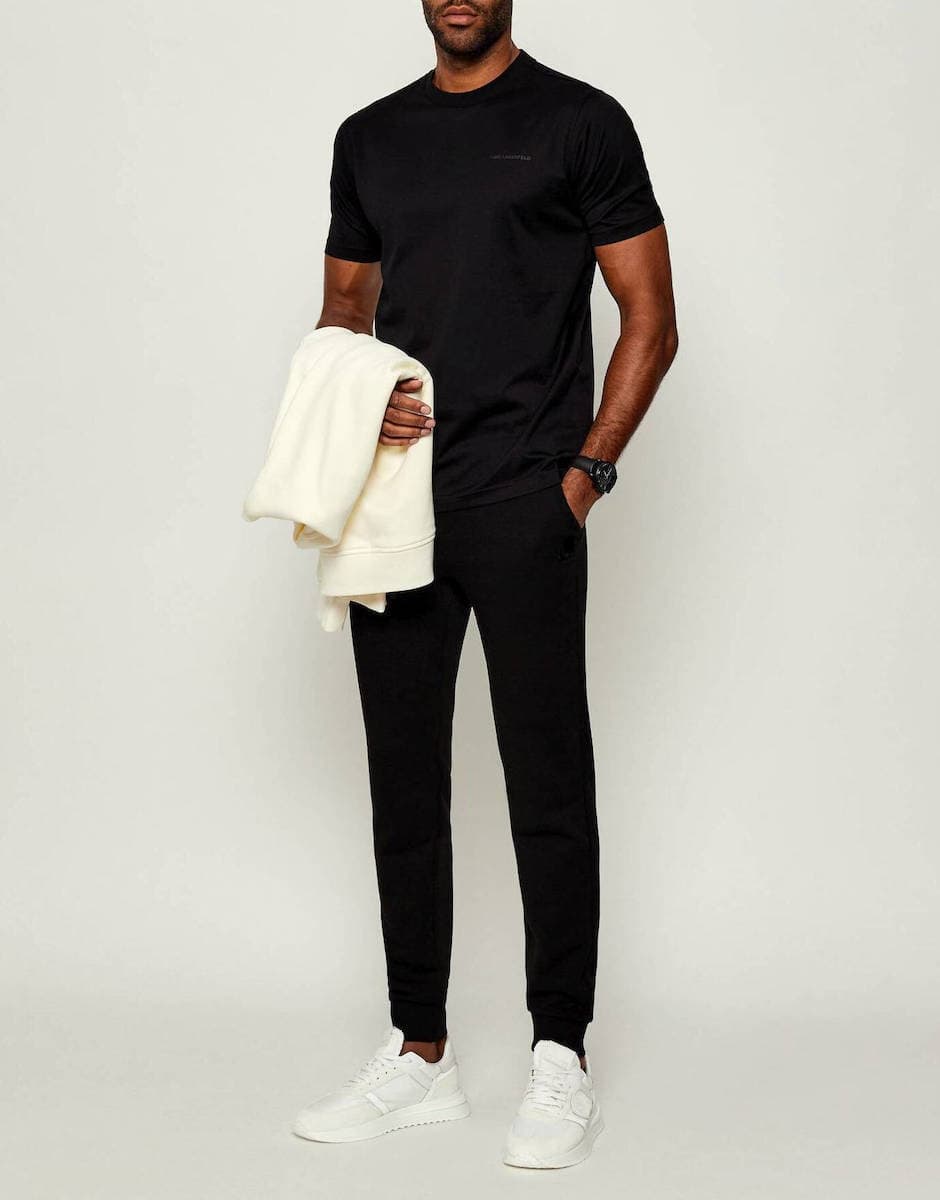 Ανδρικό T-shirt Μαύρο Karl Lagerfeld 755002 554200-990