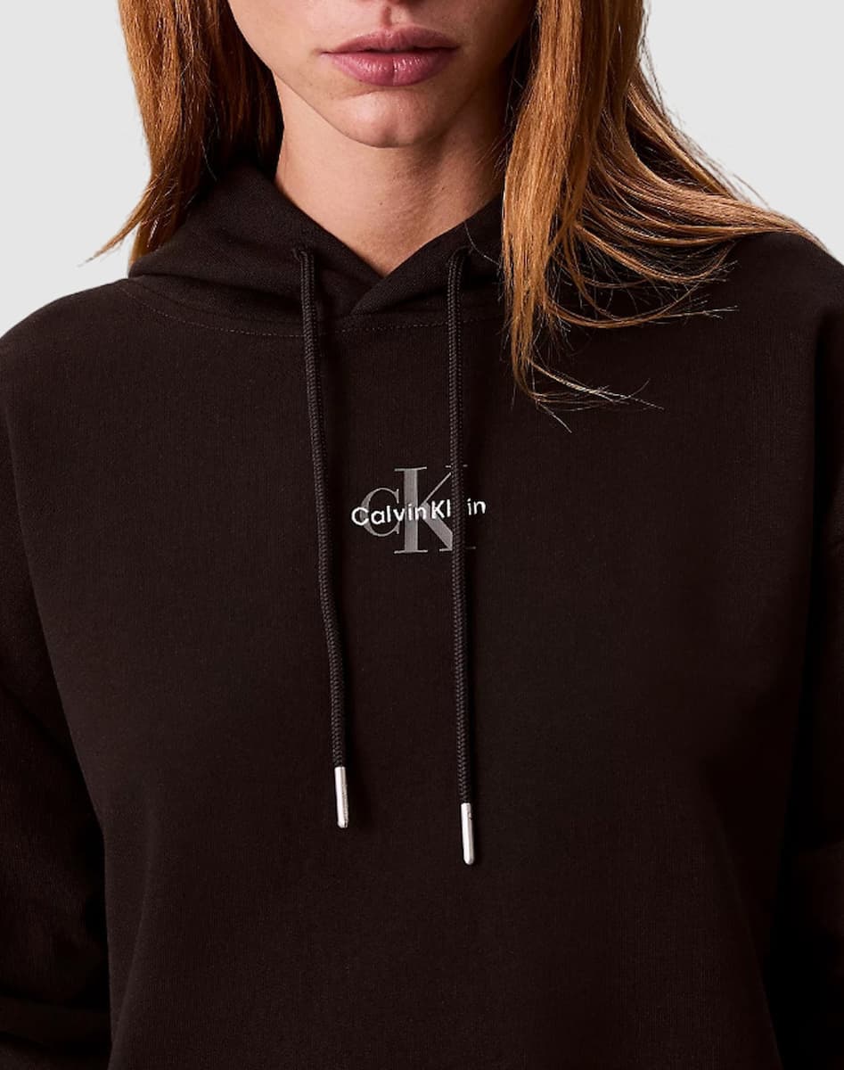 Γυναικείο Φούτερ Φόρεμα Μαύρο Calvin Klein LV047D229G-UB1