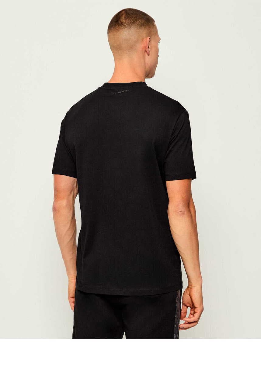 Ανδρικό T-shirt Μαύρο Karl Lagerfeld 755036 554225-990