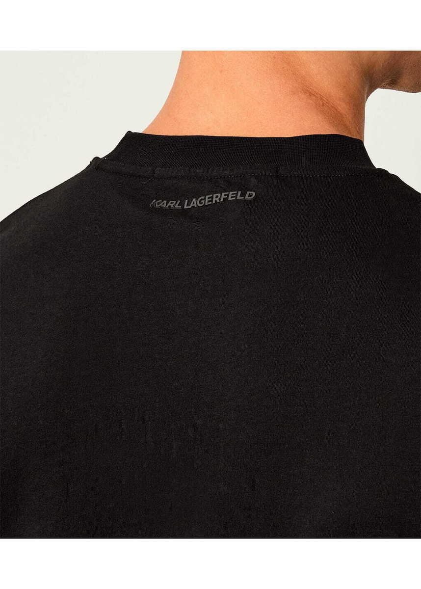 Ανδρικό T-shirt Μαύρο Karl Lagerfeld 755036 554225-990