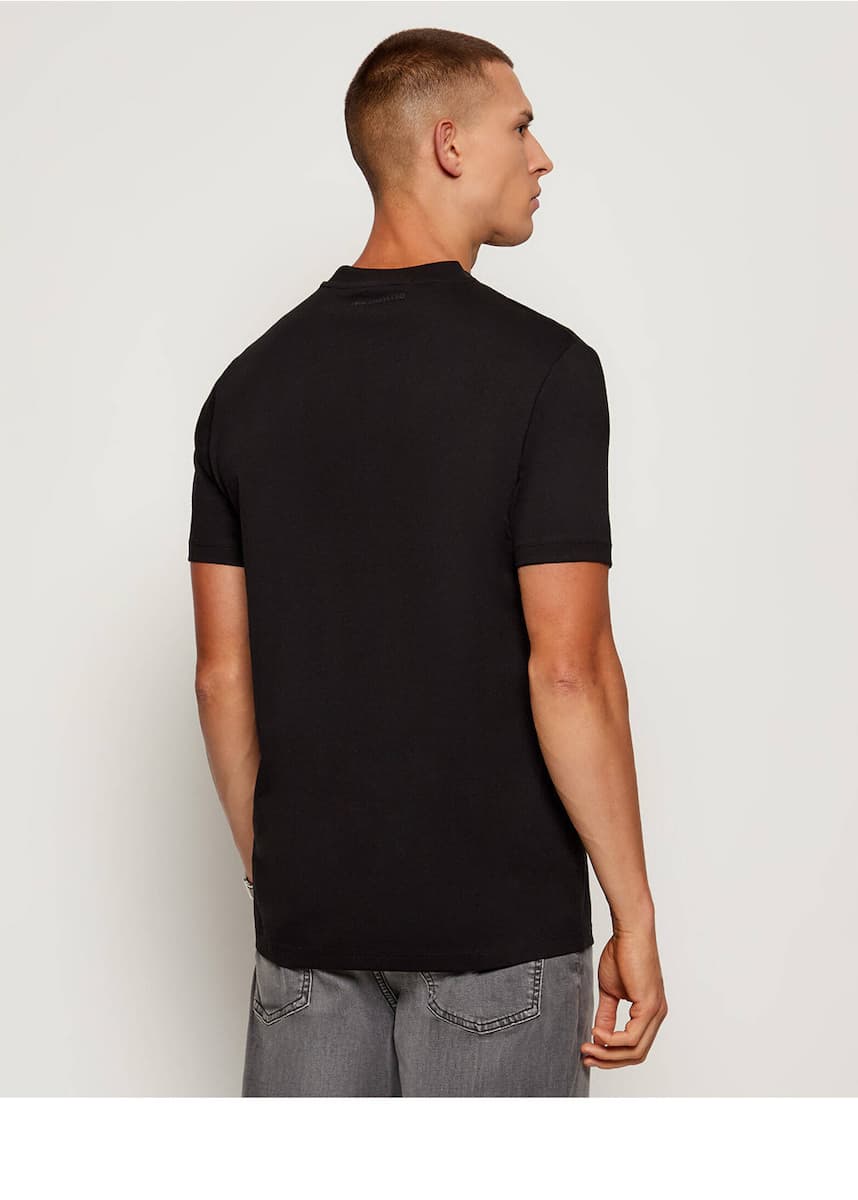 Ανδρικό T-shirt Μαύρο Karl Lagerfeld 755041 554225-990