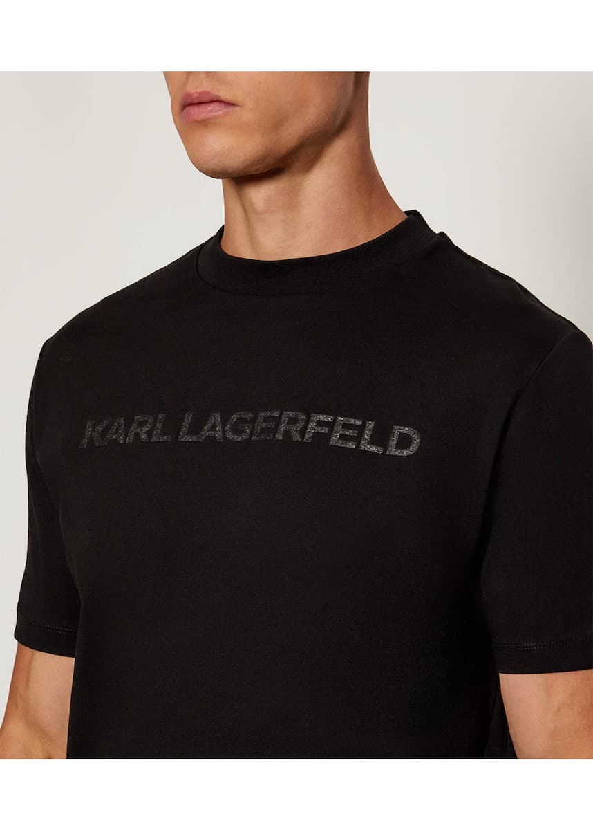 Ανδρικό T-shirt Μαύρο Karl Lagerfeld 755041 554225-990