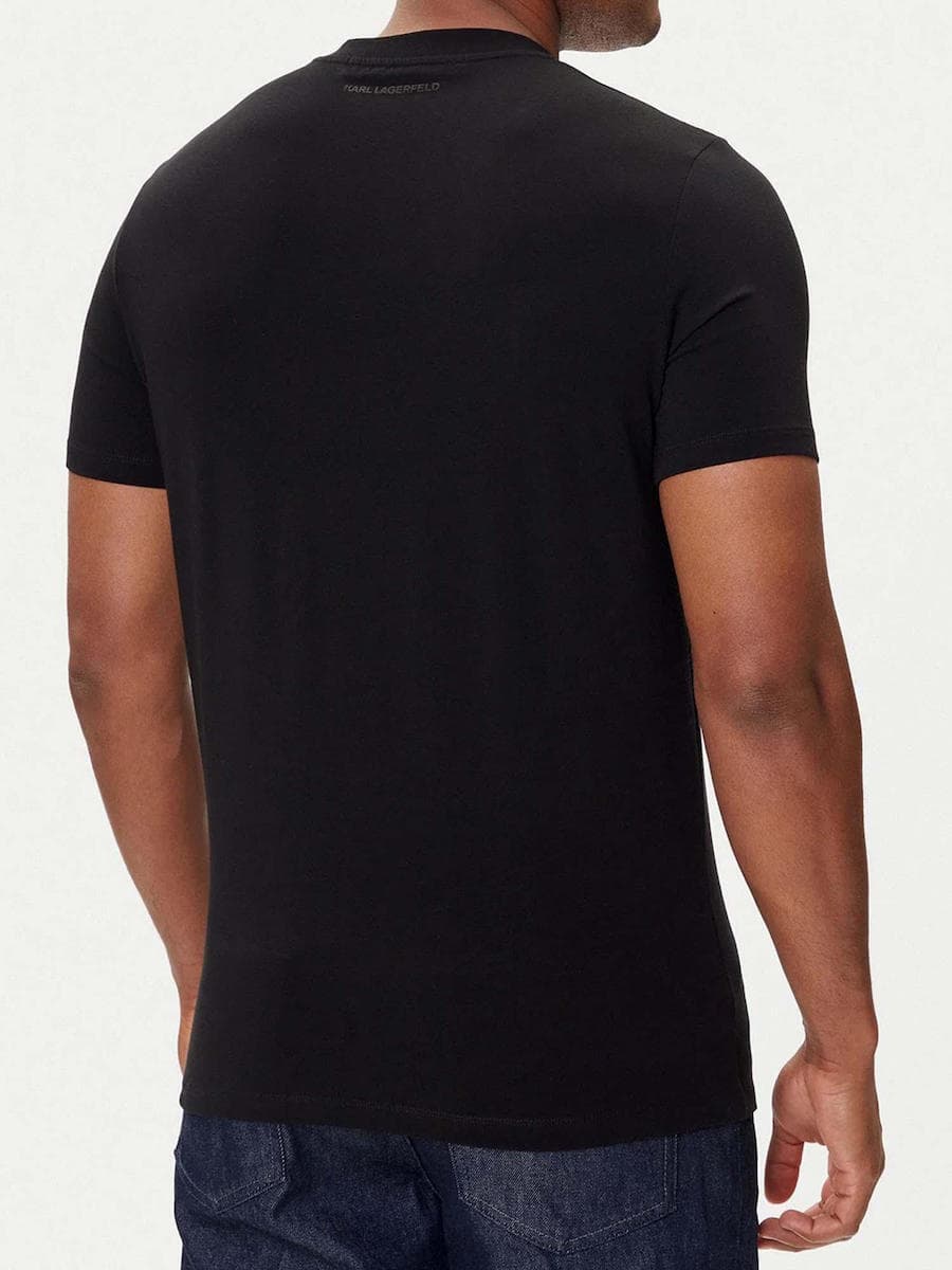 Ανδρικό T-shirt Μαύρο Karl Lagerfeld 755032 554221-990