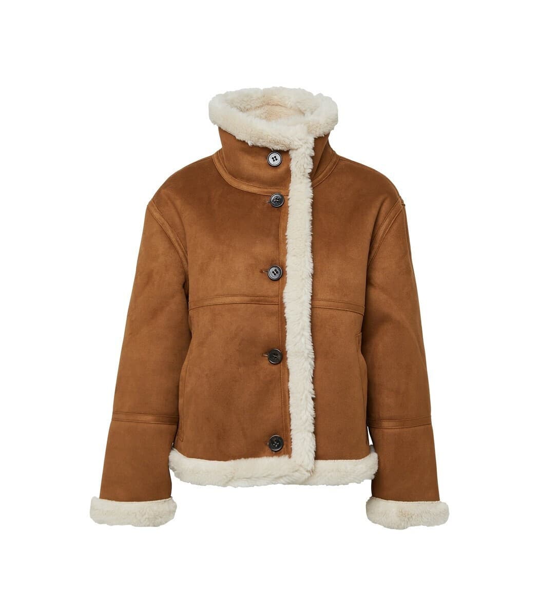 Γυναικείο Μπουφάν Διπλής Όψεως Καφέ/Μπεζ S.Oliver 2166609-8486