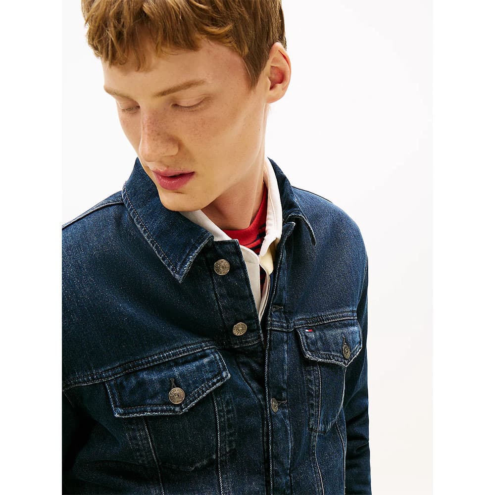 Ανδρικό Ryan Τζιν Μπουφάν Navy Μπλε Tommy Jeans DM0DM21970-1BK