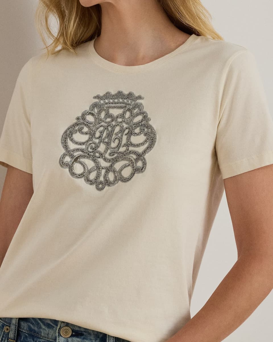 Γυναικείο Katlin T-shirt Εκρού Ralph Lauren 200980211002-101