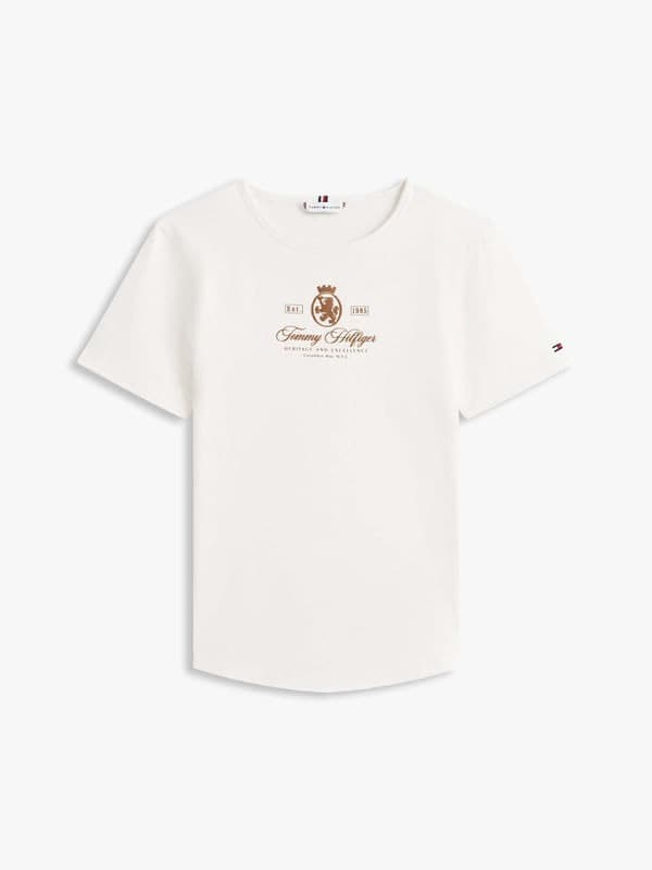 Γυναικείο T-shirt Λευκό Tommy Hilfiger WW0WW47316-YBL