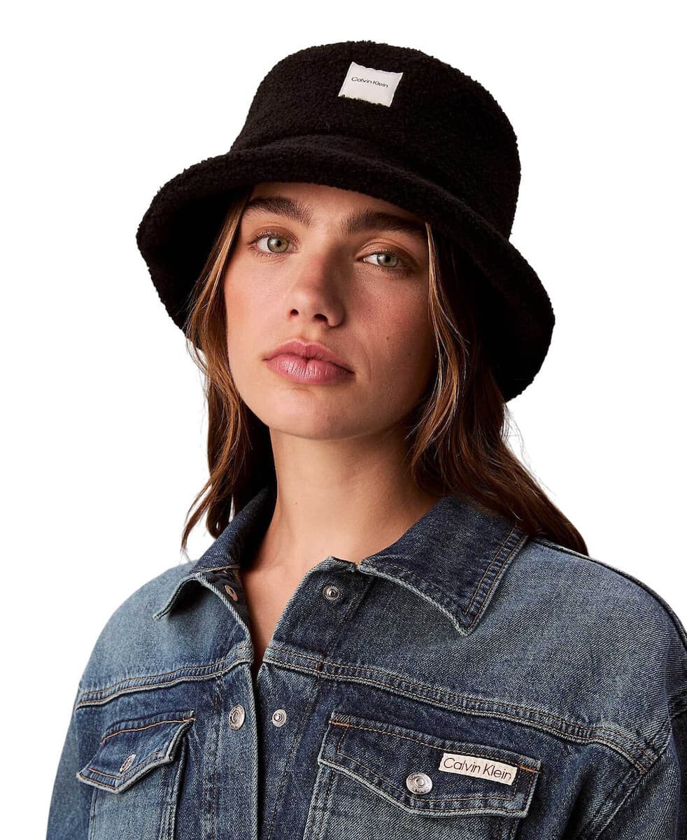 Γυναικείο Bucket Καπέλο Μαύρο Calvin Klein LV04F5055G-UB1
