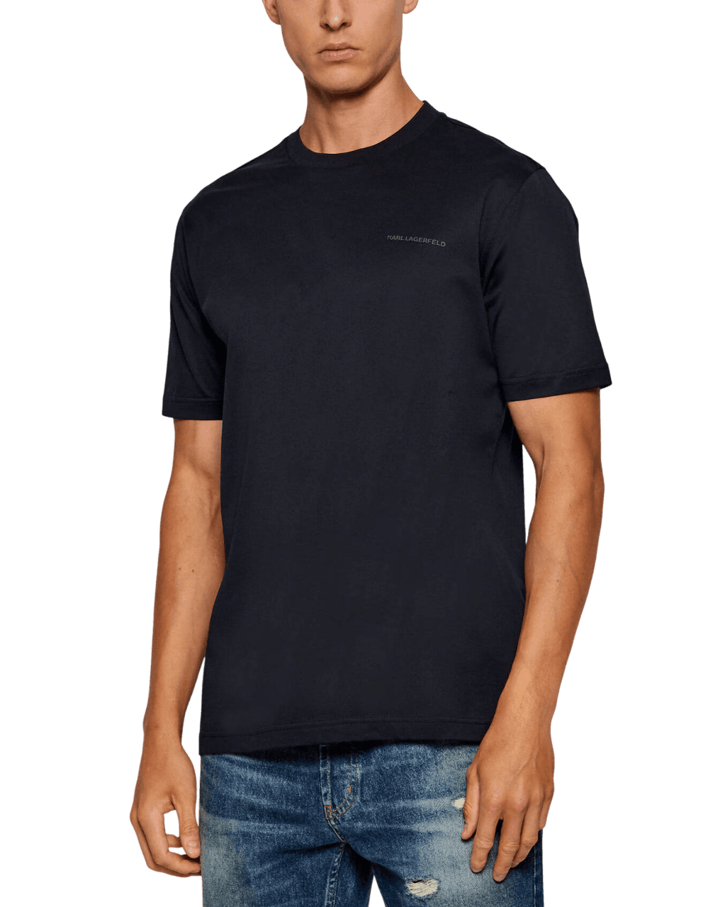 Ανδρικό T-shirt Navy Μπλε Karl Lagerfeld 755002 554200-690