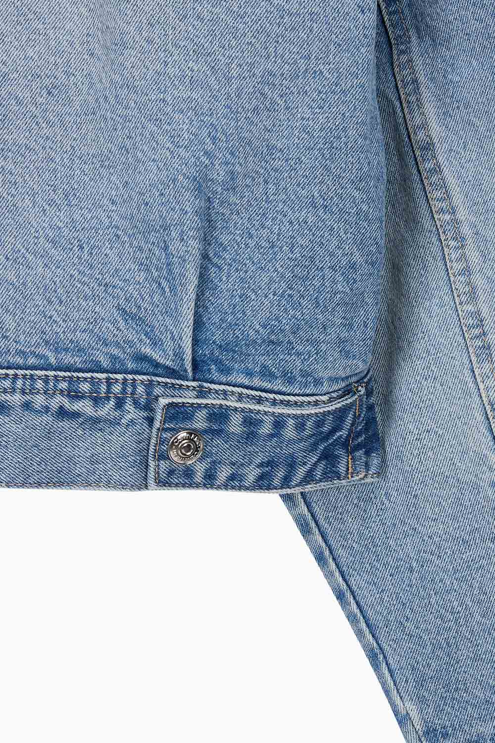 Γυναικείο Sherpa Τζιν Μπουφάν Γαλάζιο Calvin Klein LV047D736G-YYE