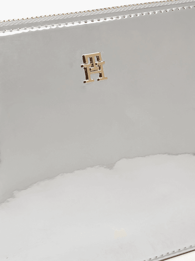 Γυναικεία Τσάντα-Φάκελος Ασημί Tommy Hilfiger AW0AW18219-PE6