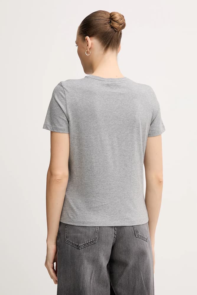 Γυναικείο T-shirt Γκρι Tommy Hilfiger WW0WW46120-P61