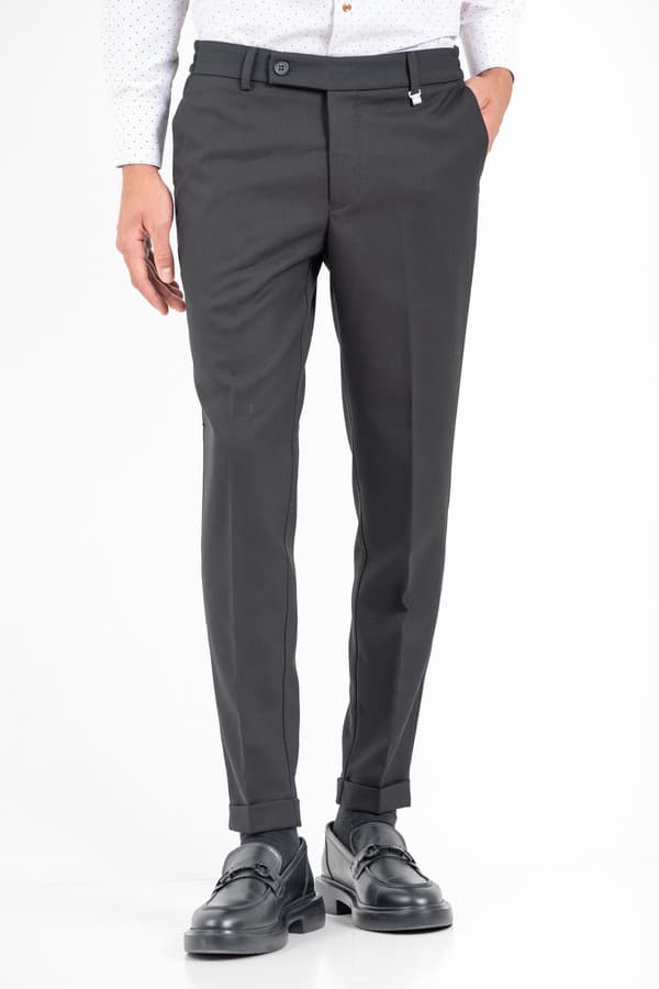 Ανδρικό Παντελόνι Μαύρο Vittorio 2526DIVERSO-BLACK