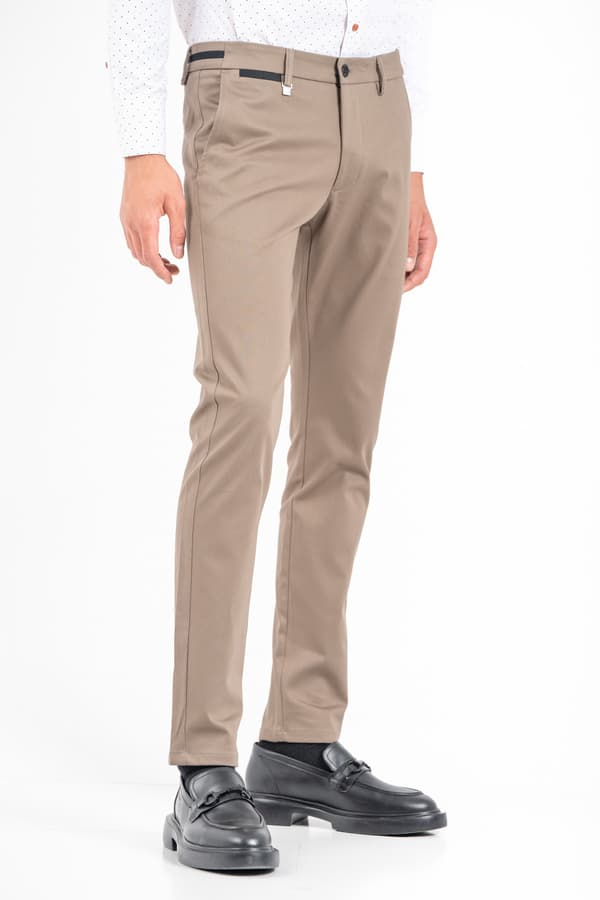 Ανδρικό Παντελόνι Μπεζ Vittorio 2526COMMO-FANCO