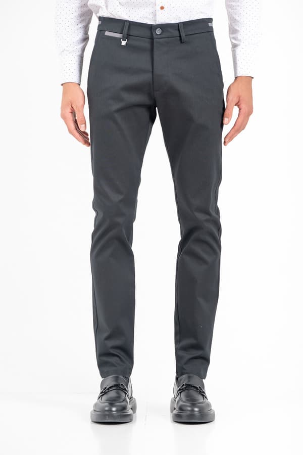 Ανδρικό Παντελόνι Μαύρο Vittorio 2526COMMO-BLACK