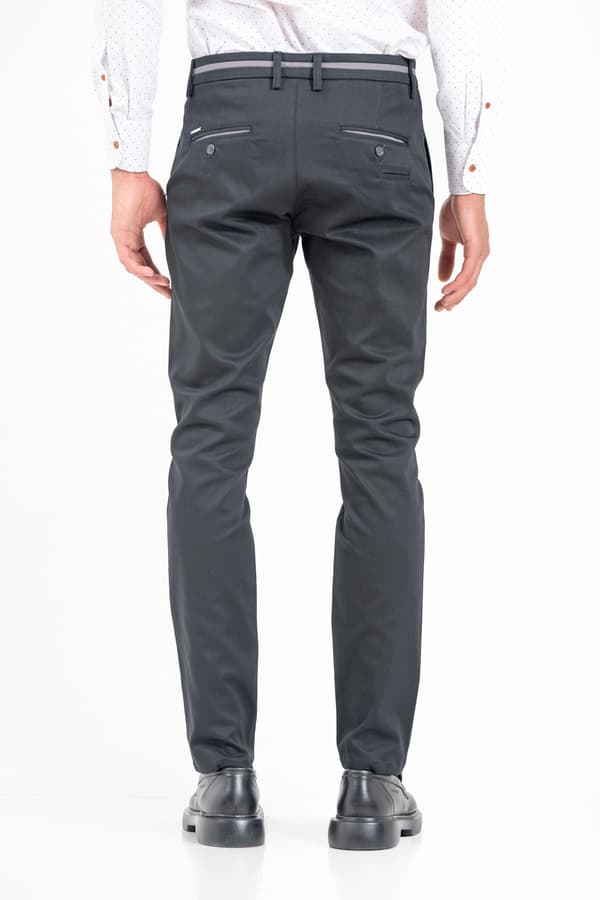 Ανδρικό Παντελόνι Μαύρο Vittorio 2526COMMO-BLACK