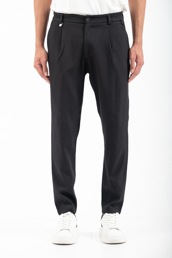 Ανδρικό Παντελόνι Μαύρο Vittorio ROBBIOP-BLACK
