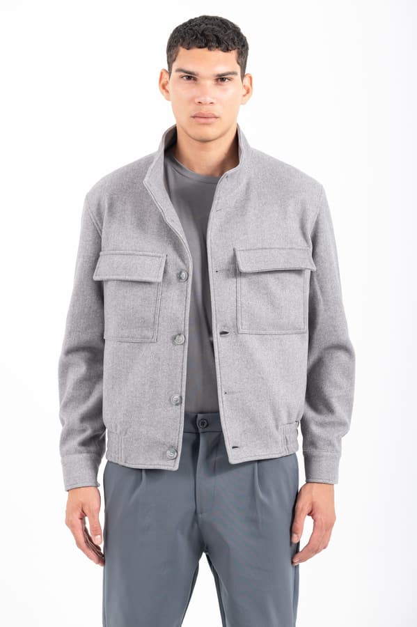 Ανδρικό Μπουφάν Γκρι Vittorio MAZZANO-GREY