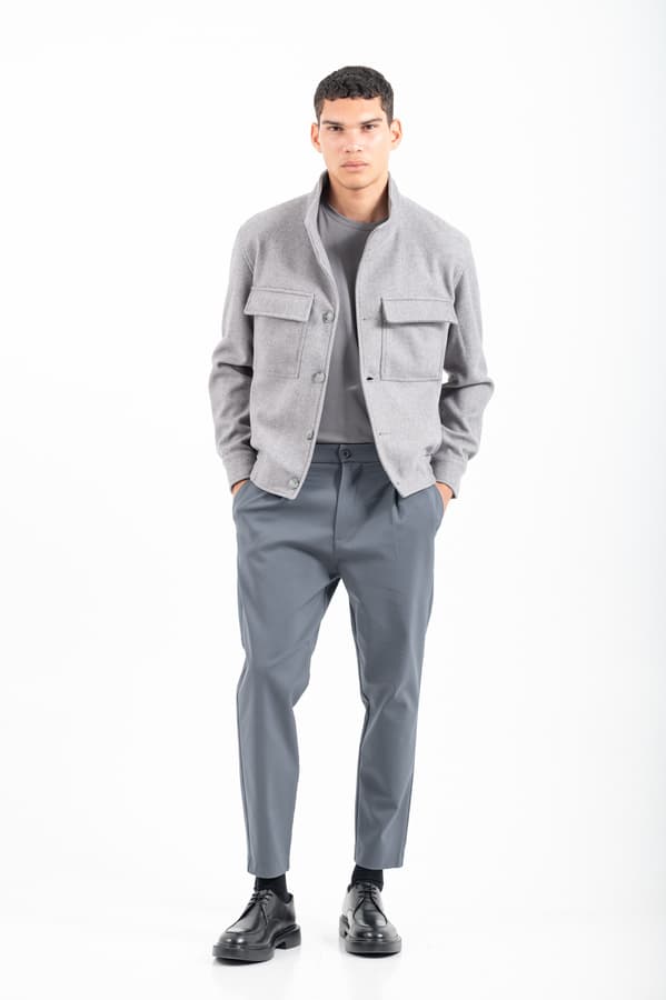 Ανδρικό Μπουφάν Γκρι Vittorio MAZZANO-GREY