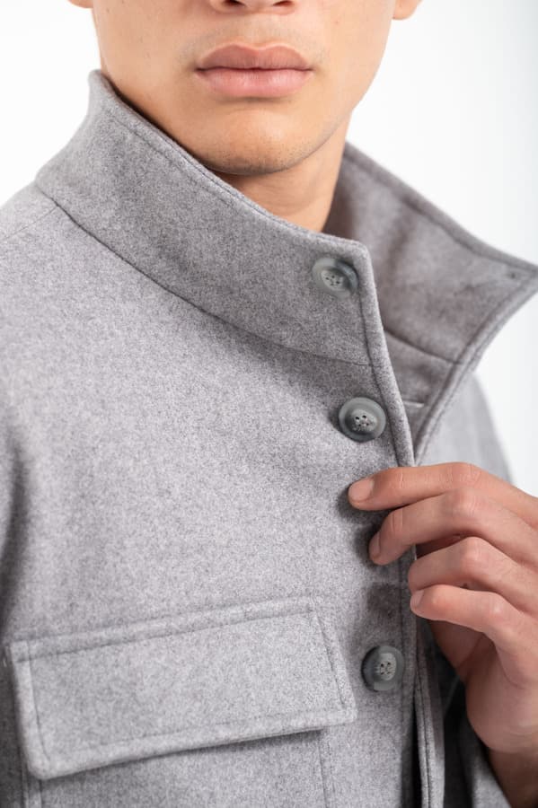 Ανδρικό Μπουφάν Γκρι Vittorio MAZZANO-GREY