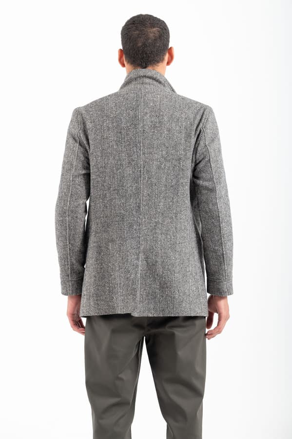 Ανδρικό Παλτό Γκρι Vittorio ADAMO-GREY