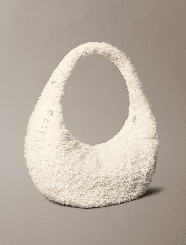 Γυναικεία Sherpa Τσάντα Εκρού Calvin Klein LV04F3143G-QJ5